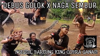 Seni DEBUS x Atraksi KING COBRA ||Memeriahkan final sepak bola