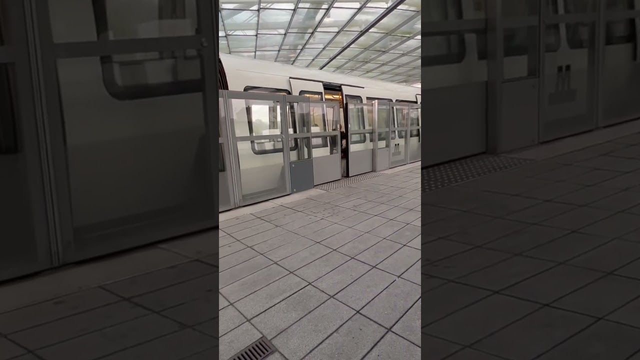 Copenhagen Metro Train - Ride from Flintholm to Vanløse Metro Station