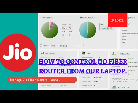 JIOFIBER | WIFI | ROUTER PASSWORD CHANGE | AND | ROUTER MANAGEMENT IN TAMIL