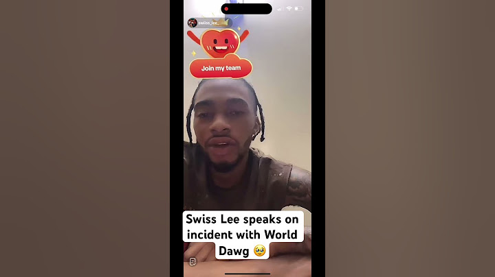 Swiss Lee speaks on shooting incident with World Dawg *Emotional*