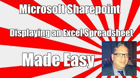 How to display an Excel spreadsheet in Sharepoint 2013 , Sharepoint 2010 SharePoint 2016 tutorial