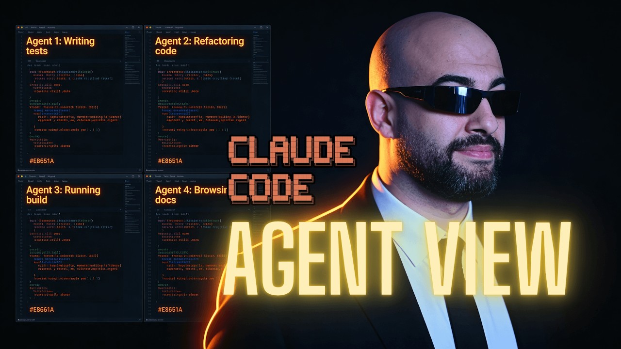 Claude Code Agent View | הפיצ'ר שחיכינו לו הרבה זמן - YouTube