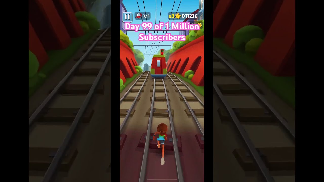 Day 99 Of 1 Million Subscribers Subway Surf Today Word RABBIT Support Viralvideo