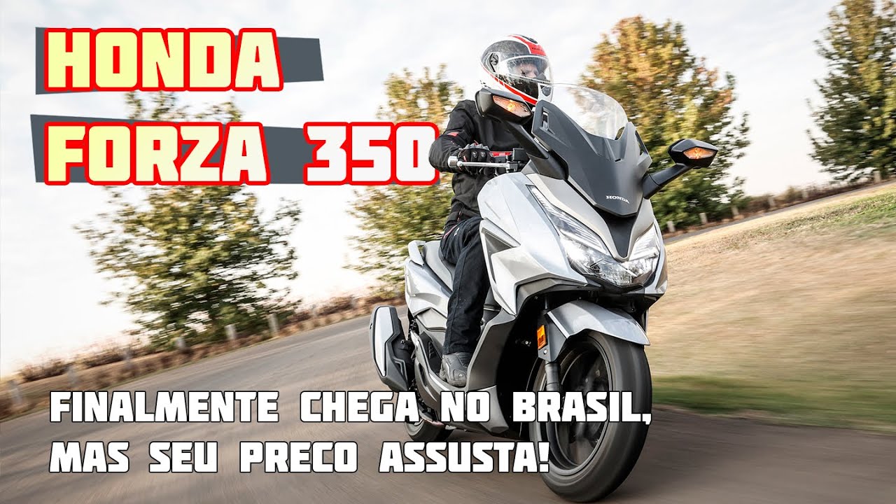 Honda Forza 350 no Brasil: promessa cumprida!
