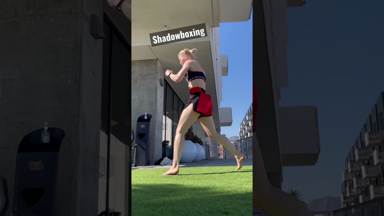 Muay Thai girl shadowboxing 🔥 