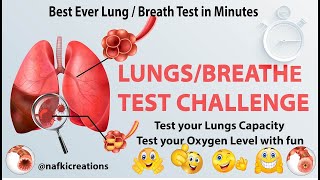 Test Your Lungs Breathe Capacity | Oxygen Hold Test | Breath Test  Check | Check Your Lungs Health