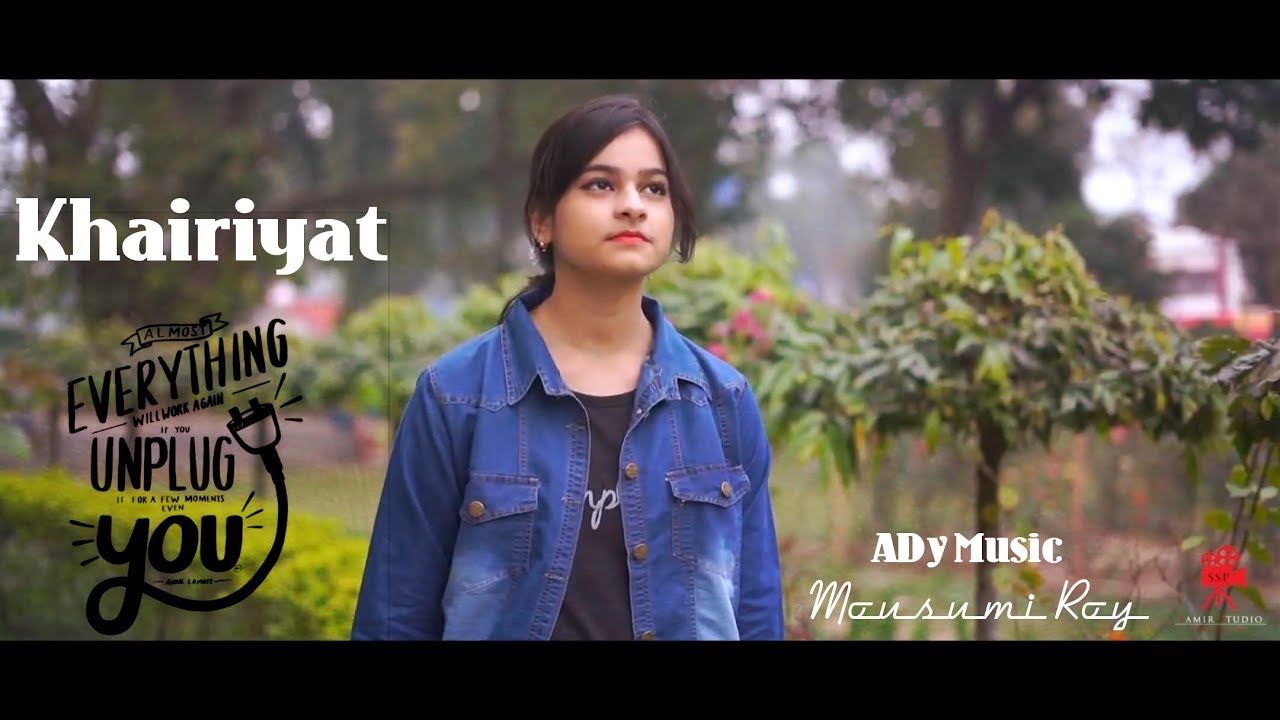 Khairiyat Female Unplugged Version Cover Mousumi Roy Arijit Singh