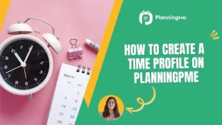How to create a time profile on PlanningPME