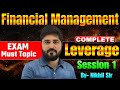 Leverage in Financial Management | Session 1 | MBA | BBA | BCom | CA | CS | CMA | DAVV | AKTU |