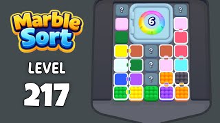 Marble Sort level 217 solution