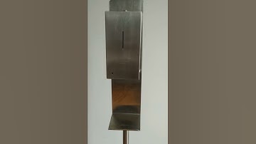 Stainless steel hand sanitizer dispenser  with alcohol spray