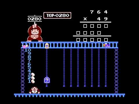 NES Longplay 012 Donkey Kong Jr  Math