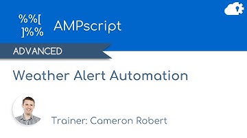 Bouw een geautomatiseerde weersmeldingsservice in Salesforce Marketing Cloud
