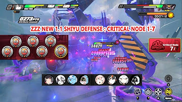 ZZZ New 1.1 Shiyu Defense : Critical Node 1-7 | T0 Ellen Lycaon & Zhu Yuan Nicole S Rank Showcase