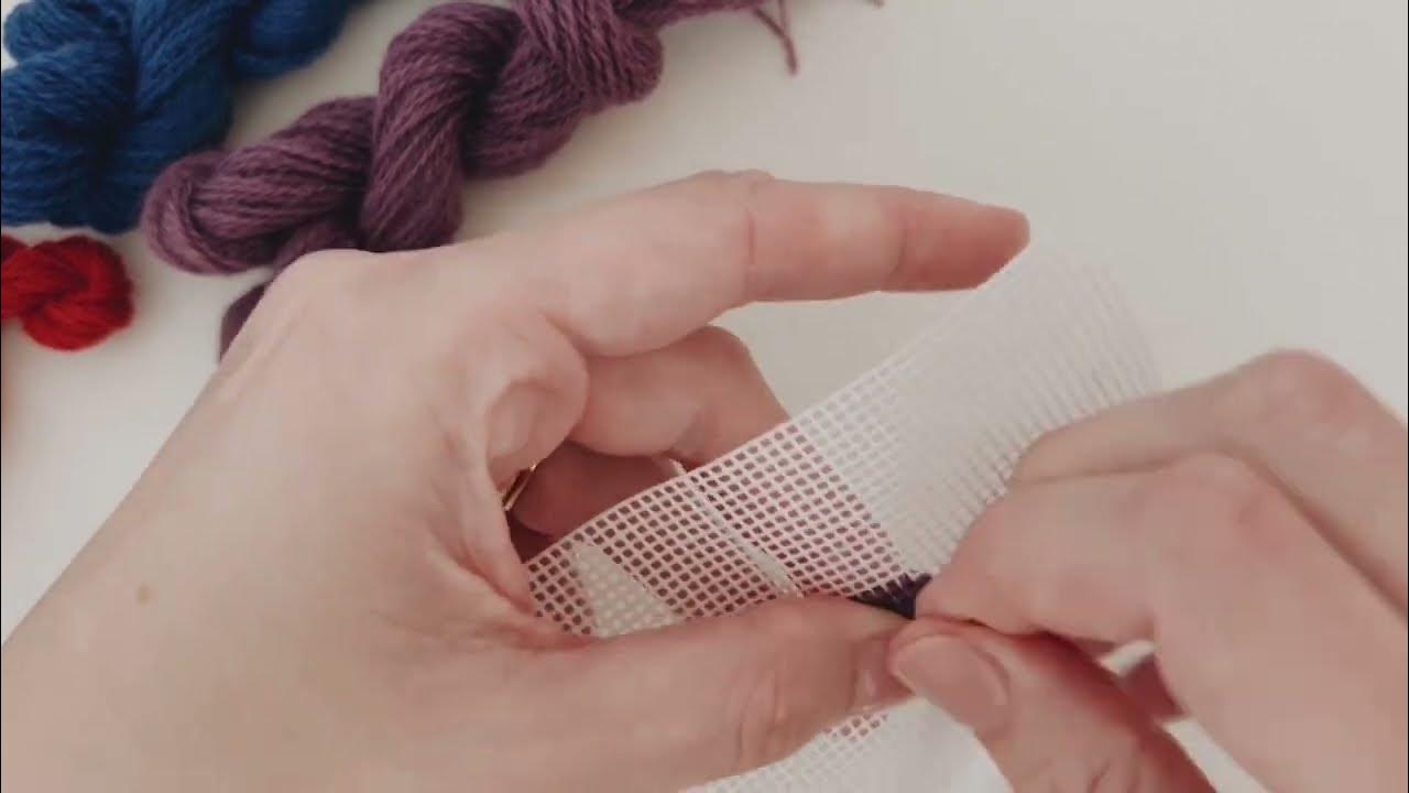 The Best Way To Do the Continental Stitch in Needlepoint YouTube