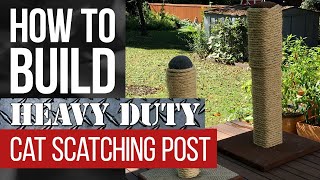 How to Build a Heavy Duty Cat Scratching Pole | #HOWTO #DIY by DIY Xplorer 18,815 views 3 years ago 12 minutes, 54 seconds