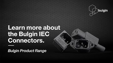 Learn more about the Bulgin IEC Connectors