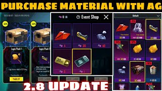 OMG ? YOU CAN BUY MINI MATERIAL WITH AG CURRENCY | NEW EXCLUSIVE TREASURE SHOP WITH MINI MATERIAL