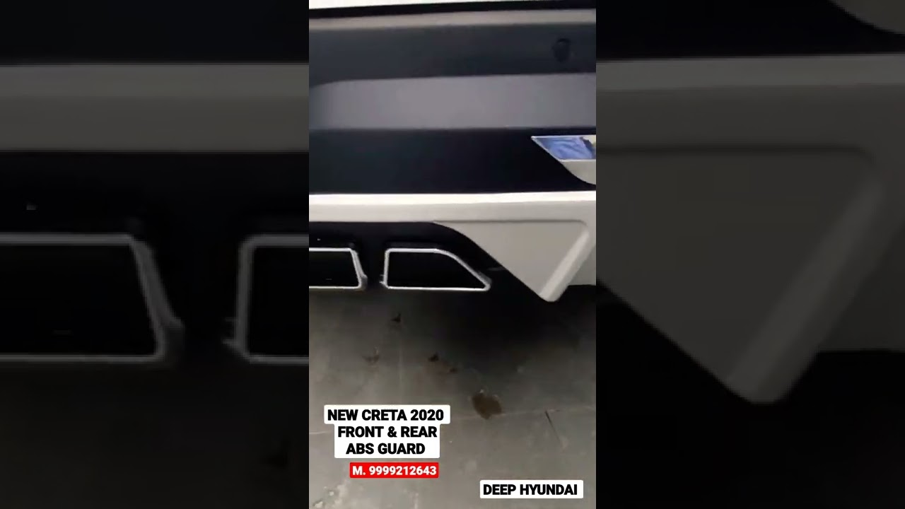 creta 2020 front and rear abs guard 