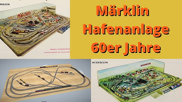 Märklin M-track harbor layout from the 60s track plan books, but not so well thought out?!