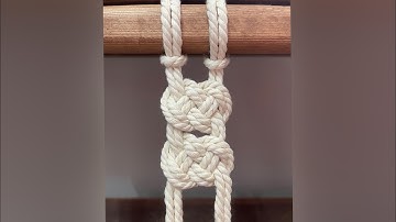 How to Macrame Tutorial/ Josephine Knot