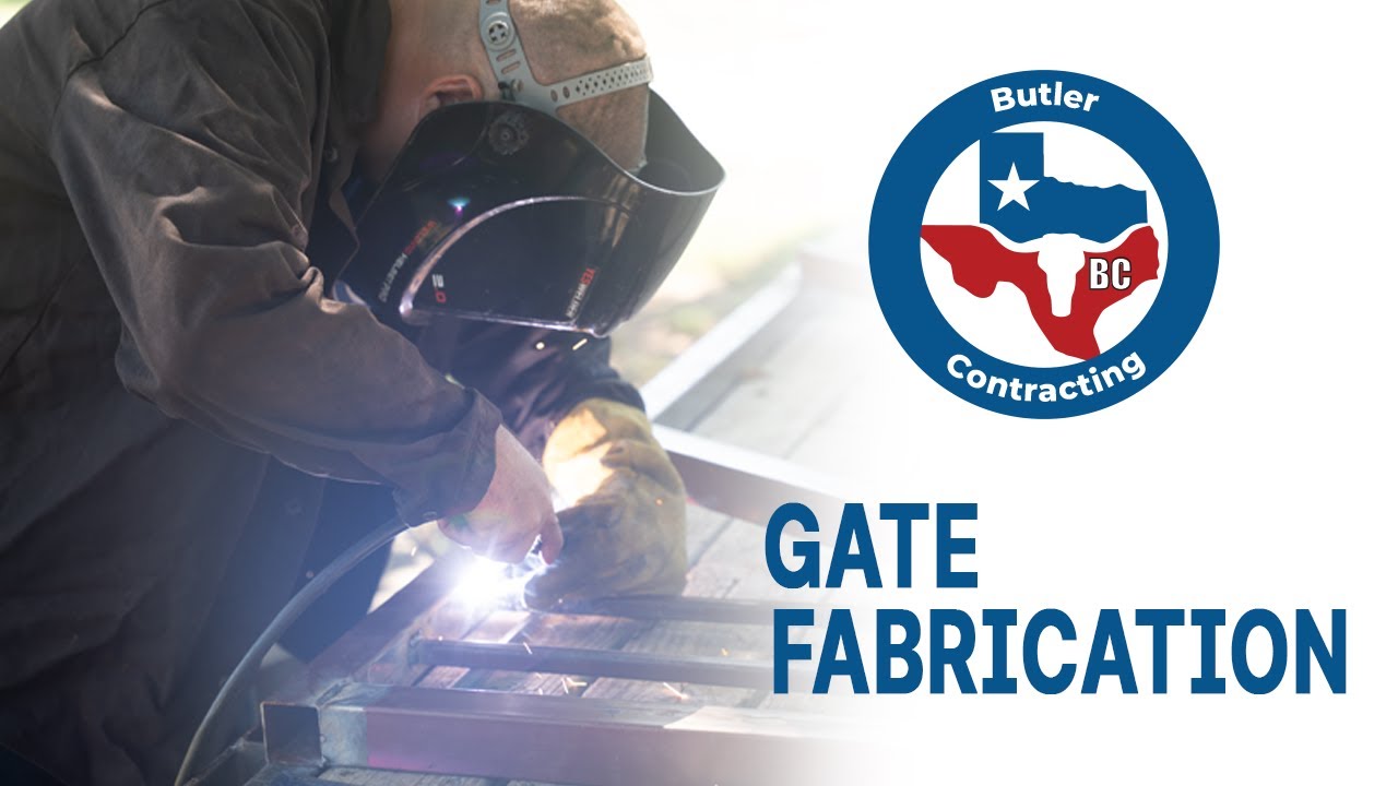 Custom Gate Fabrication and Welding Butler Contracting YouTube