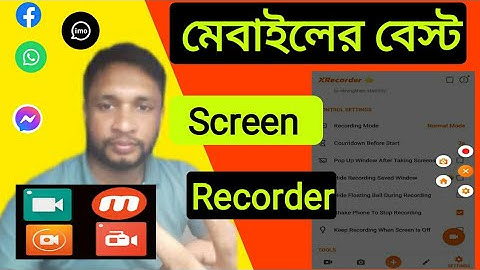 Screen recorder display over other apps | Record mobile phone screen bangla tutorial