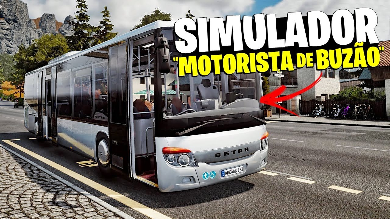 Simulador de direção de ônibus turístico e modernos jogos de simulador de  ônibus de transportes públicos de transporte público