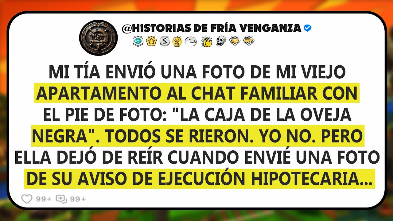 Mi tía envió una foto de mi antiguo apartamento en el chat familiar con...