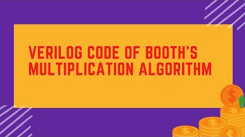 Verilog Code of Booth
