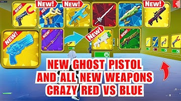 ALL SECRETS CODE CRAZY RED VS BLUE MAP FORTNITE - FIND ALL SECRET CODE LOCATIONS (PART 6)