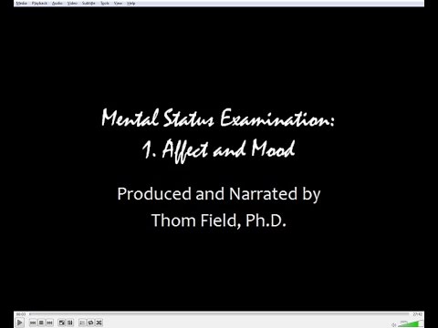 Mental Status Exam Training, part 1: Affect and Mood