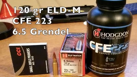 CFE 223 Hornady 120 ELD-M 6.5 Grendel