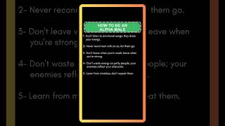 5 Rules to Be an Alpha Male | Stop Wasting Energy on the Wrong Things!