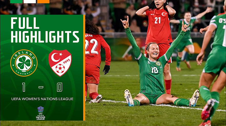 HIGHLIGHTS | Ireland WNT 1-0 Türkiye WNT | UEFA Women's Nations League