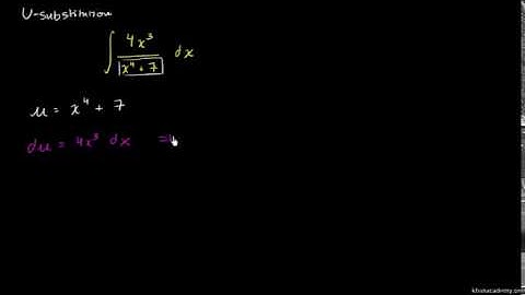 U-substitution example 2
