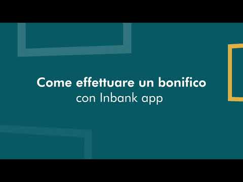 Banca Alto Vicentino - Come effettuare un bonifico da Inbank App