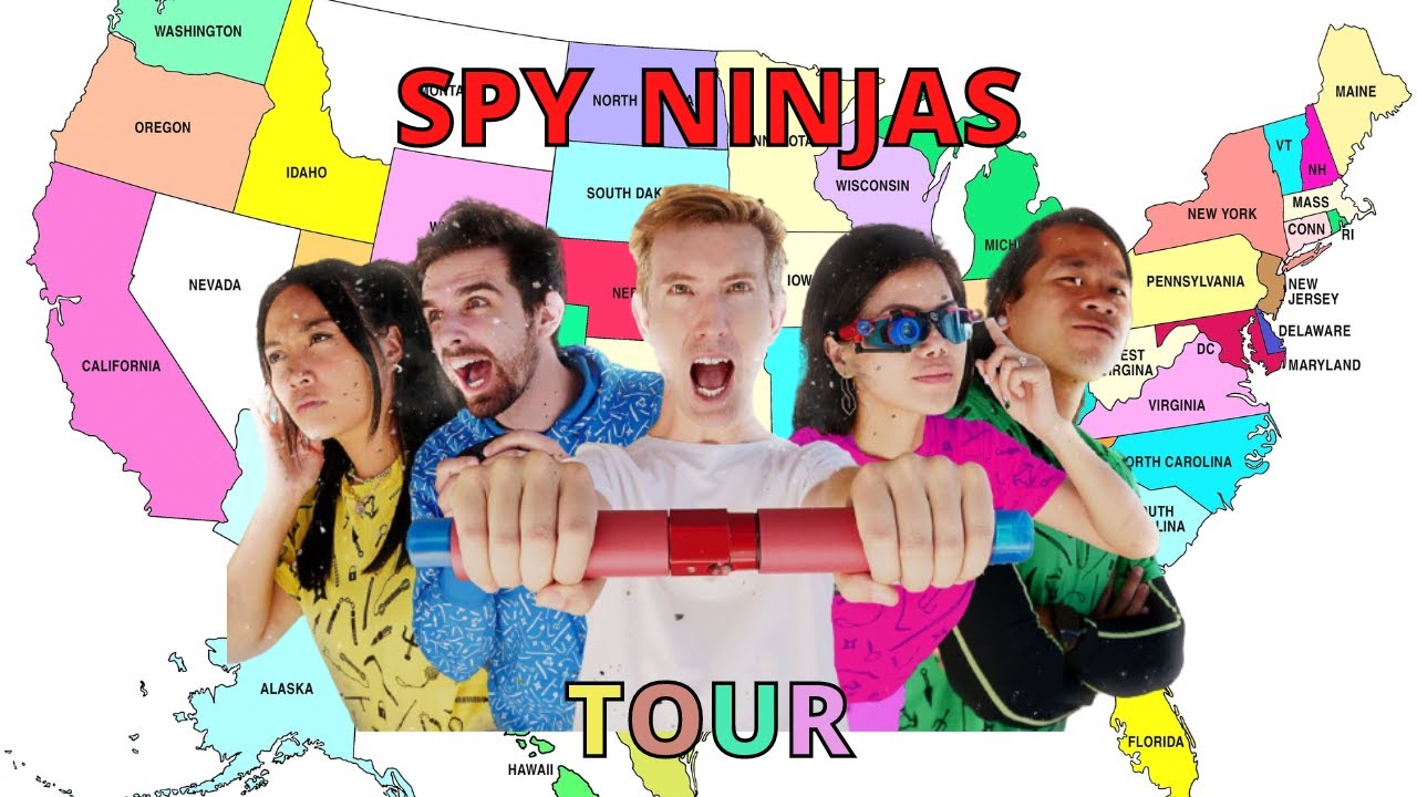 spy ninjas live tour dates