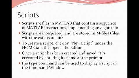 Script Intro