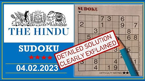 How to Solve 4 Star Hindu Sudoku Feb 04, 2023 - Step by Step Solution