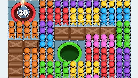 Hole People level 198 gameplay solution