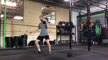 Demo: Alternating One-arm Dumbbell Hang Power Clean
