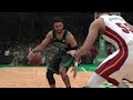 Boston celtics vs miami heat  nba playoffs 2024 game 5 full game highlights nba 2k24 sim