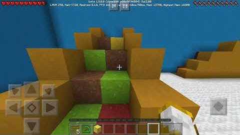 Find the button food in Minecraft pe
