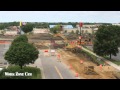 Minnesota DOT Highway 22 Mankato Roundabouts Time-Lapse