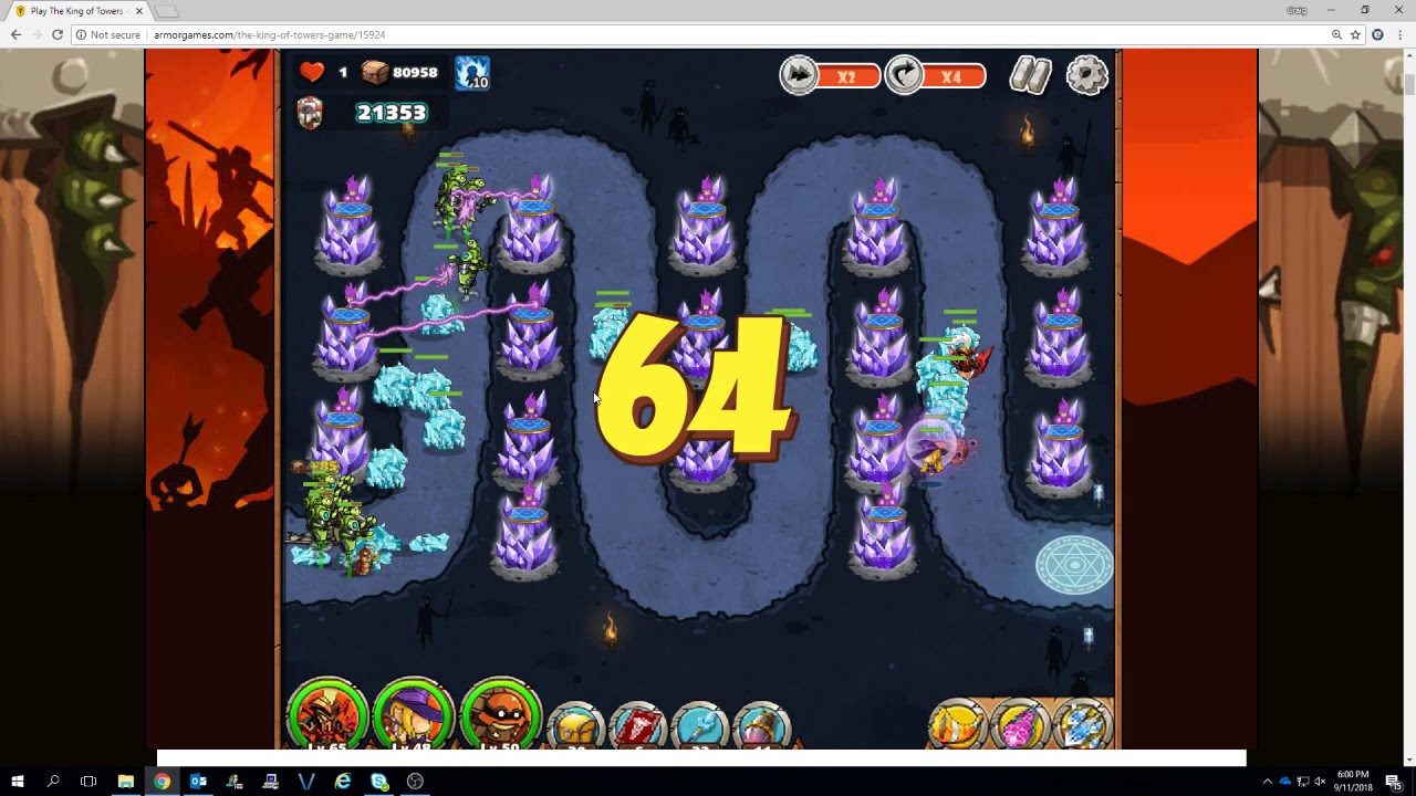 King of Towers Blitz Acres Mage towers only