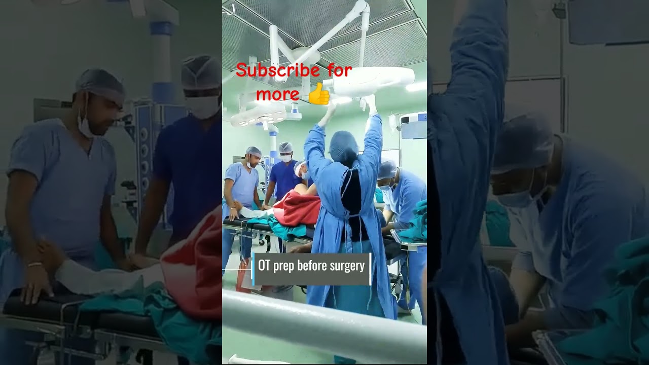 OT preparation👍😱              