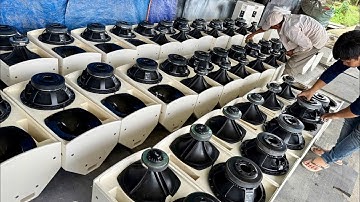 Ôi lại về bạt ngàn loa Full 30 hiệu suất cao LDH - TQ12, Driver RCF - ITALY🇮🇹 AE nhé!...