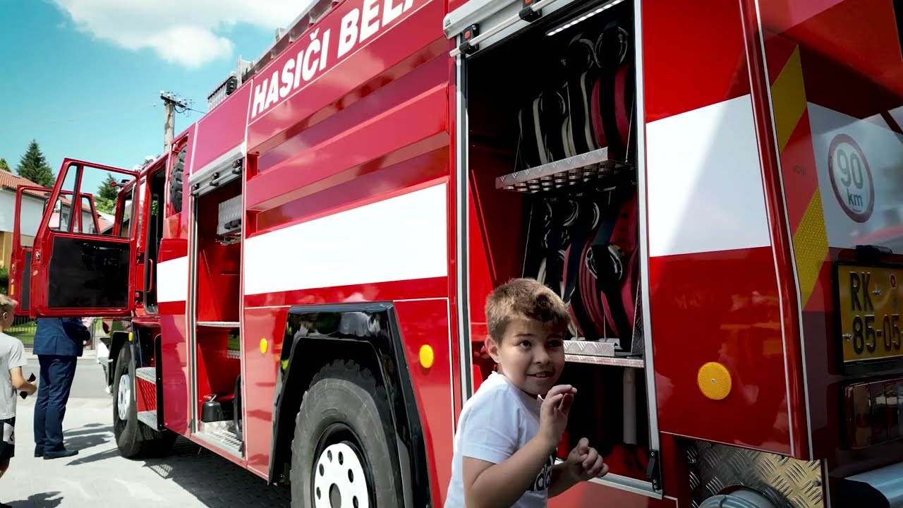 Slavnostní svěcení nového zásahového vozu Tatra 815 CAS 20 SDH Bělá