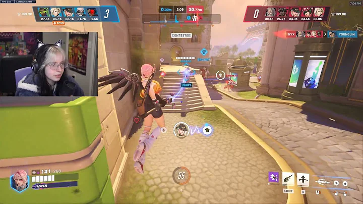 Aspen Mercy GOD - Overwatch 2 Gameplay Season 16 Stadium